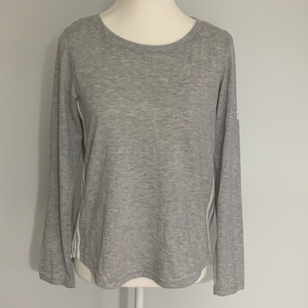 Adidas Women's Climalite Heather Gray Long Sleeve Tee Size S